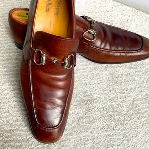 Magnanni Voto Leather Bit Loafer Size 12M